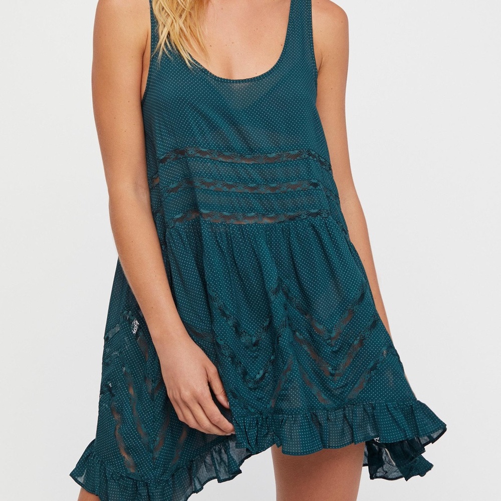 Free People voile and lace slip
